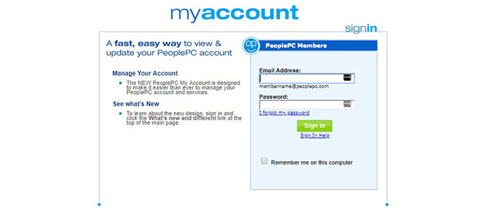 PeoplePC Login