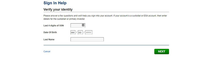 ShareBuilder Recover Username
